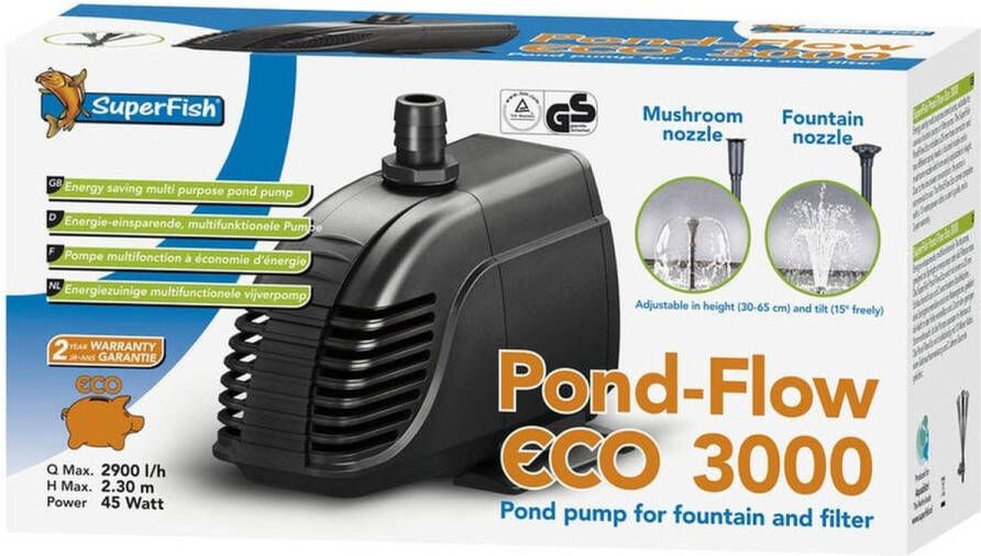 Warentuin Superfish Pond Flow Eco 3000