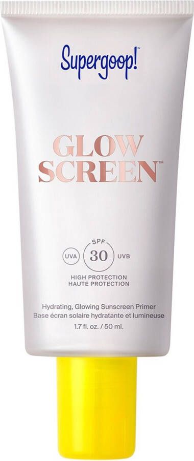 Supergoop! Glow Screen Lotion Hydraterende Zonnebrand Crème Glowing Sunscreen Primer SPF 30 PA+++ Hyaluronic Acid + Niacinamide 50ml