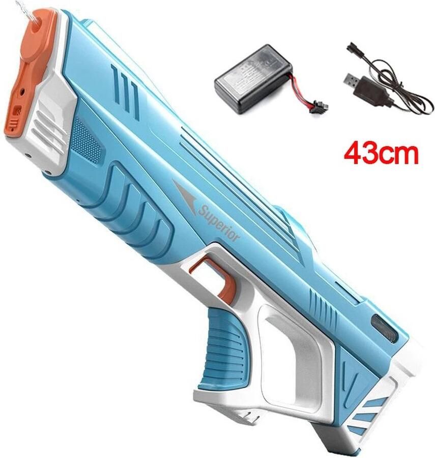 Superior Go-shipping Elektrische Waterpistool Outdoor Waterpistool Kinderen En Volwassenen Met Wateropslag Blauw 43cm