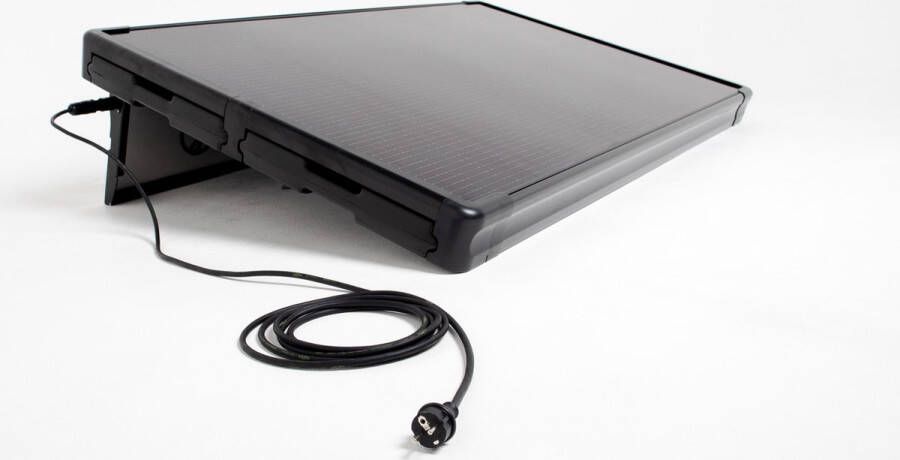 Supersola Plug & Play zonnepaneel 370Wp zonnepanelen compleet pakket zonnepaneel met stekker 10% directe besparing op elektriciteitsrekening zelf plaatsen zonder gereedschap voor plat dak en de tuin