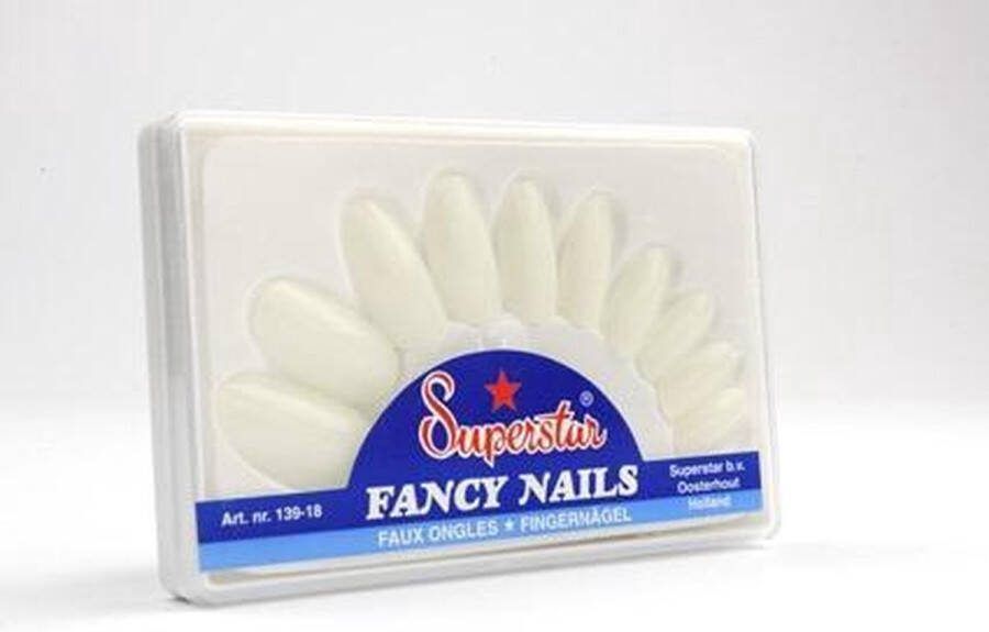 Superstar Naturel Plaknagels Kunstnagels Nepnagels 20 stuks