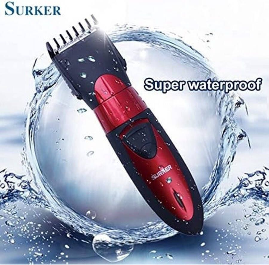 Surker HC-7068 Haar- en baardtrimmer tondeuse professionele tondeuse