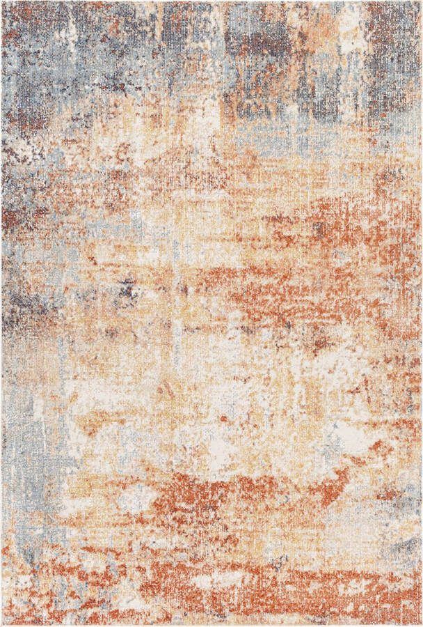 Surya Buitenkleed Balkon Terras Keuken Modern Abstract Tapijt SAMIRA Rood Blauw 200x275 cm