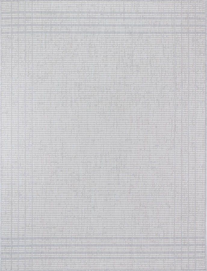 Surya Buitenkleed Balkon Terras Keuken Modern Scandinavisch Tapijt KASSIE Grijs Ivoor 120x170 cm
