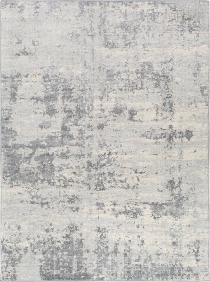Surya Vloerkleed Woonkamer Slaapkamer Modern Abstract Tapijt VICTOIRE Grijs Ivoor 160x220 cm