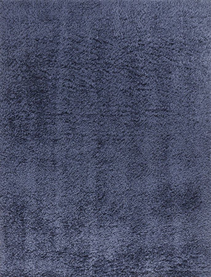 Surya Vloerkleed Woonkamer Slaapkamer Zacht Hoogpolig Shaggy Tapijt SOSO Blauw 200x275 cm