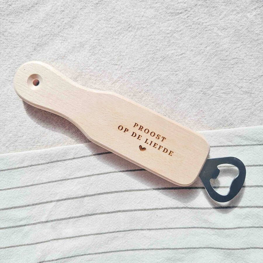 SUS Design Flesopener proost op de liefde trouwcadeau korting cyber week