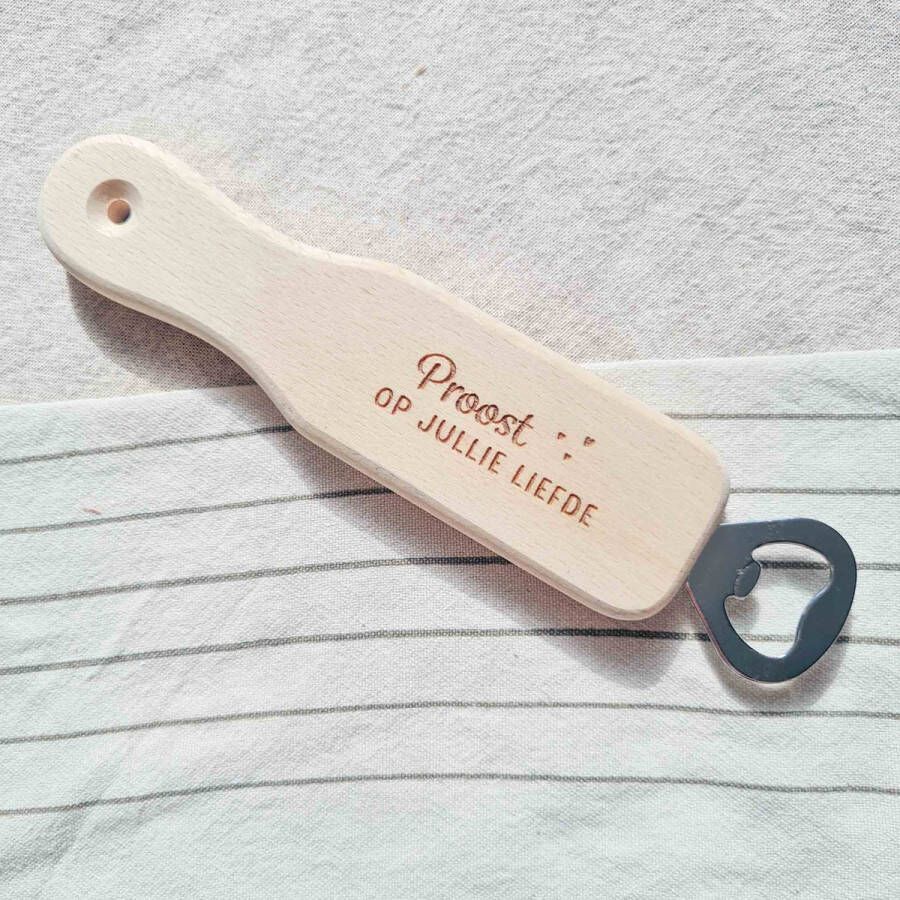 SUS Design Flesopener proost op jullie liefde trouwcadeau korting cyber week