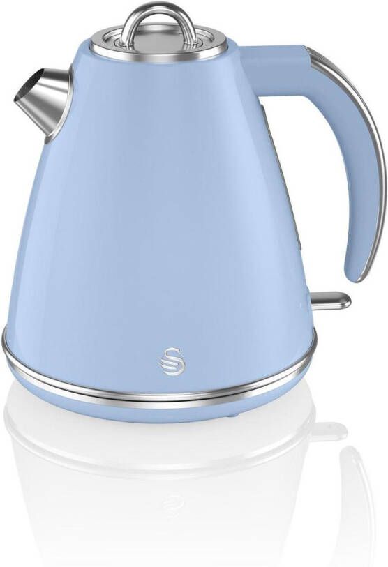 Swan Retro waterkoker 1.5 liter 3000 watt Blauw