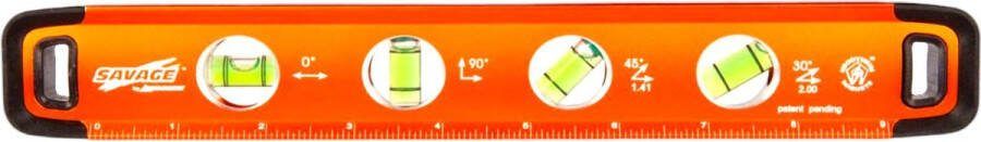 Swanson 28cm Aluminium Torpedo Waterpas Magnetisch