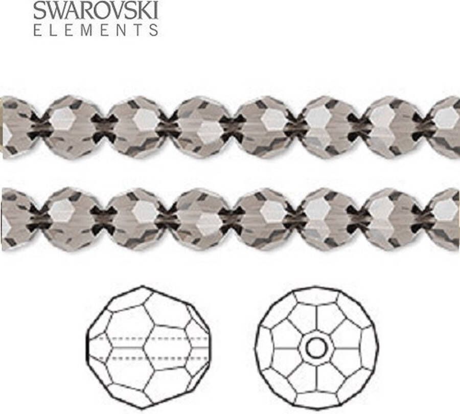 Swarovski Elements 24 stuks ronde kralen 6mm greige (5000)