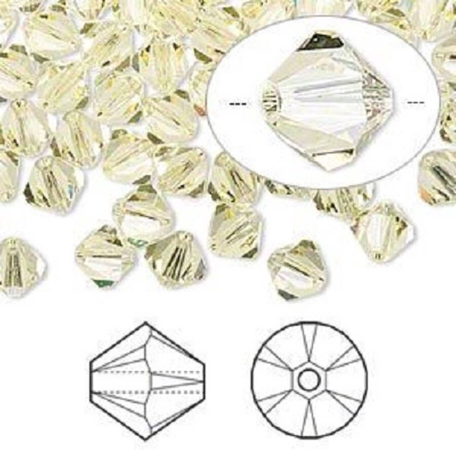 Swarovski Elements 36 stuks Xilion Bicone kralen (5328) 6mm jonquil