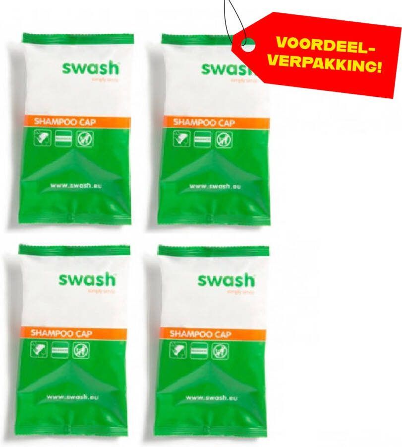 Swash 4x Shampoo Cap Geparfumeerd Voordeelverpakking!