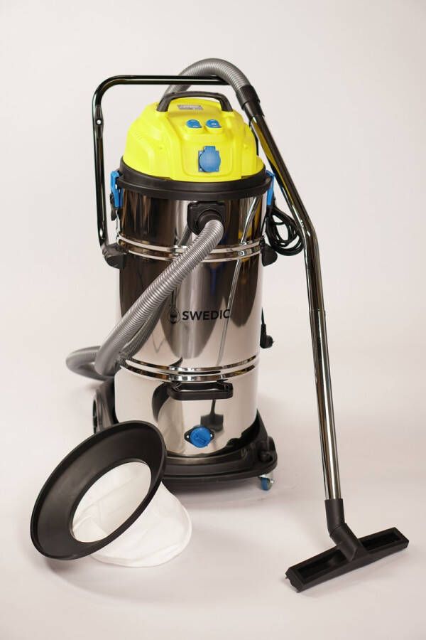 Swedic Industriële vacuum reiniger 100L Nat en droog reiniging 2800W-100L