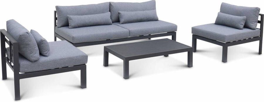 Sweeek XXL tuinset aluminium 5-persoons