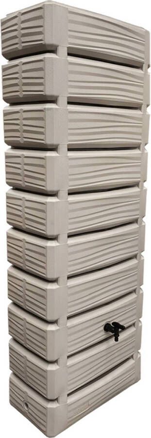 Sweeek Regenton voor wandmontage uv-bestendig inclusief deksel kraan wandmontage en aansluitkit