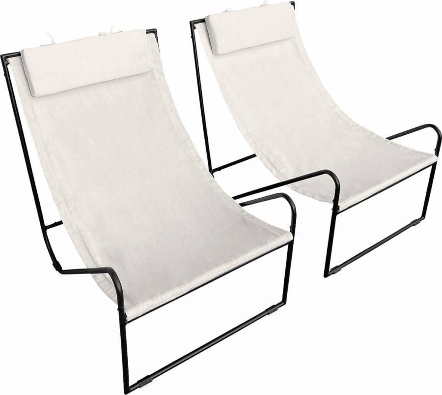 Sweeek Set loungestoelen manorca 61x90x76cm