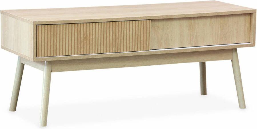 Sweeek TV meubel met 2 schuifdeurtjes Linear