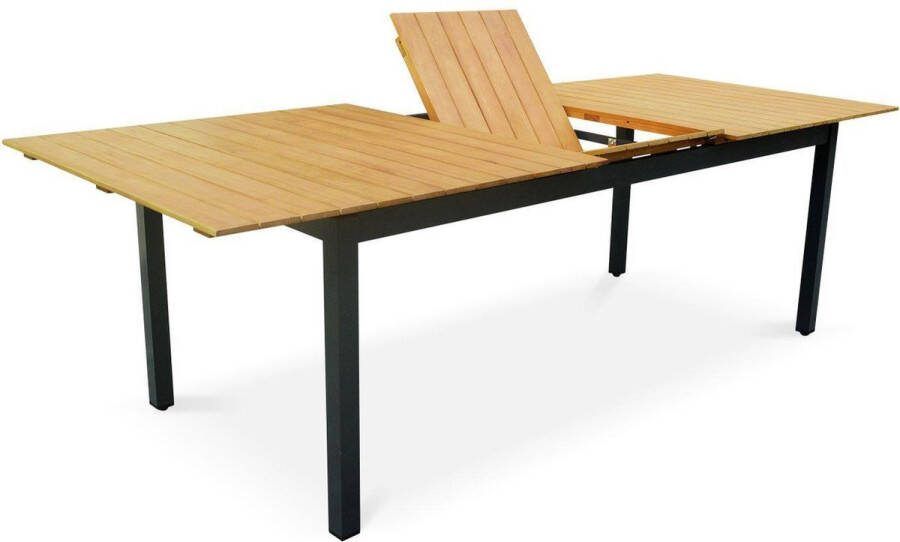 Alice's Garden Sevilla tafel uitschuifbaar FSC eucalyptus en aluminium