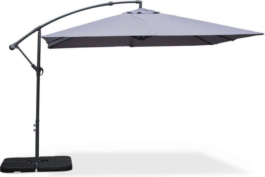 Alice's Garden Vierkante zweefparasol Hardelot 3x3m