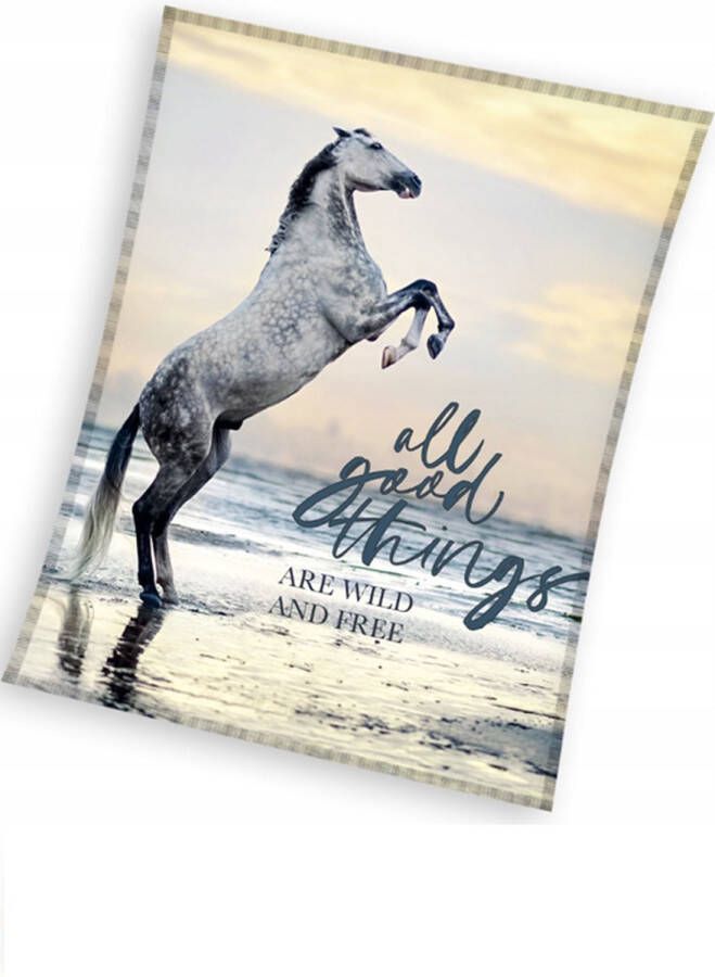 Animal Pictures Fleece deken Wild and Free 150 x 200 cm Polyester