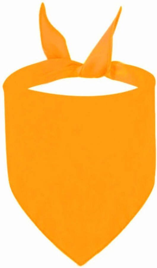 Sweet-One Bandana oranje in de maat L bandana oranje EK WK voetbal nederlands elftal koningsdag hond kat