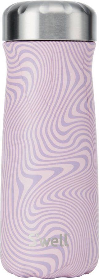 S'WELL Thermosbeker 0.47 L Driedubbelwandig Roze Lavender Swirl