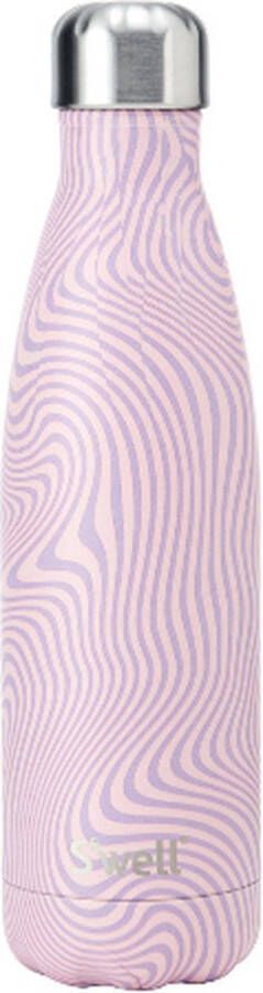 S'WELL Thermosfles 0.5 L Driedubbelwandig Roze- Lavender Swirl