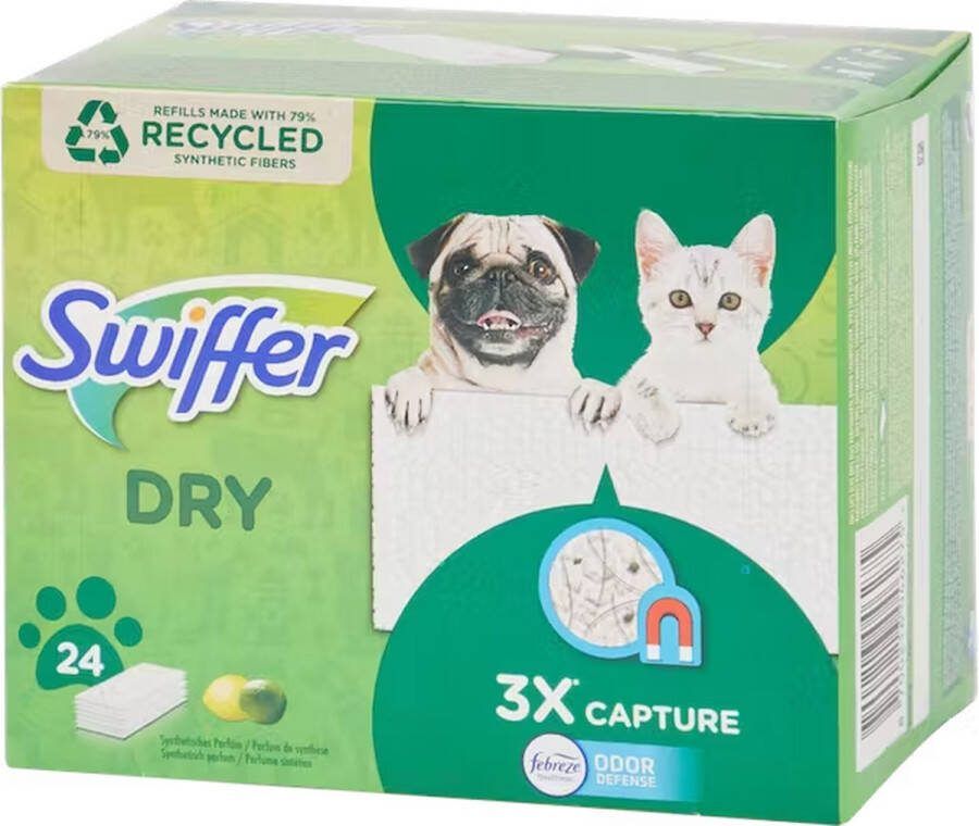 Swiffer Dry vloerdoekjes 24st navulling