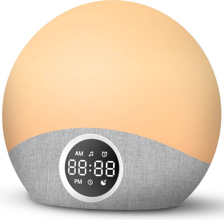 Swiftvein Solara Wake up Light Lichtwekker Digitale wekker met 30 geluiden