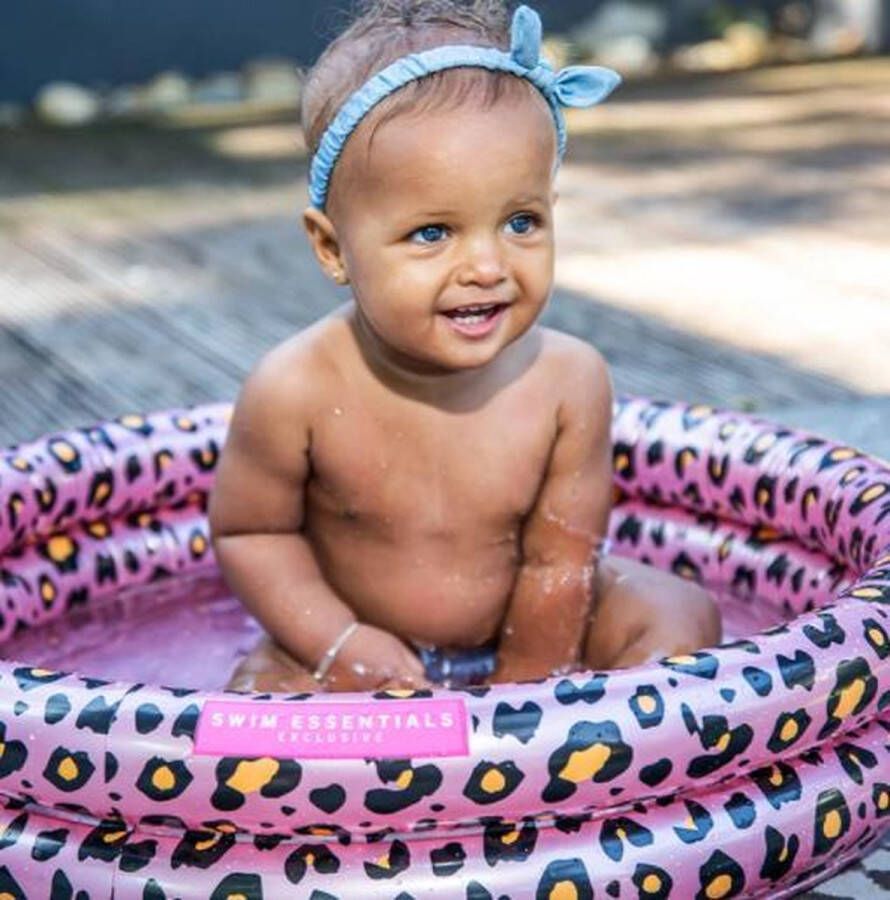 Swim Essentials Baby Zwembad Leopard Panterprint Rosé Goud 60 cm