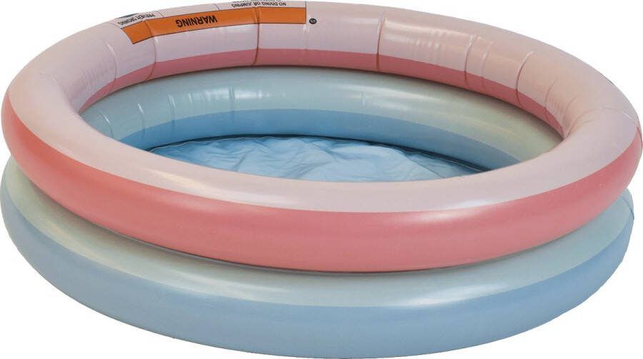 Swim Essentials Babyzwembad regenboog Zwembadje Kinderzwembad Opblaasbaar Ø 60 cm Baby Jongens Meisjes 1 tot 3 jaar PVC multicolor
