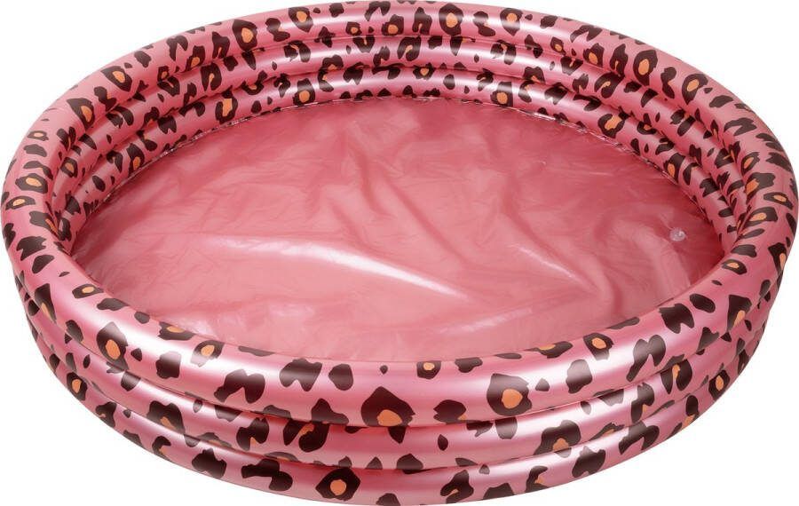 Swim Essentials Opblaasbaar Zwembad Kinderzwembad Rosé Goud Panterprint Ø 150 cm