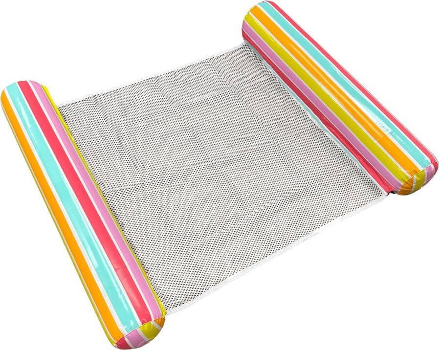 Swim Essentials Opblaasbare Waterhangmat Regenboog 116 x 78 cm