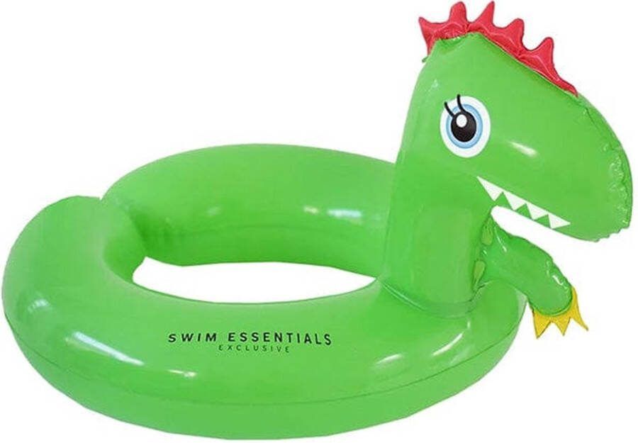 Swim Essentials Split Zwemband Zwemring Groene Dinosaurus 55 cm