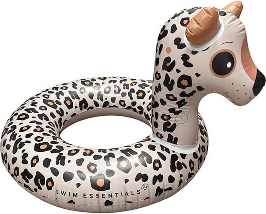 Swim Essentials Zwemband Beige Panter Zwemring Panterprint 95 cm