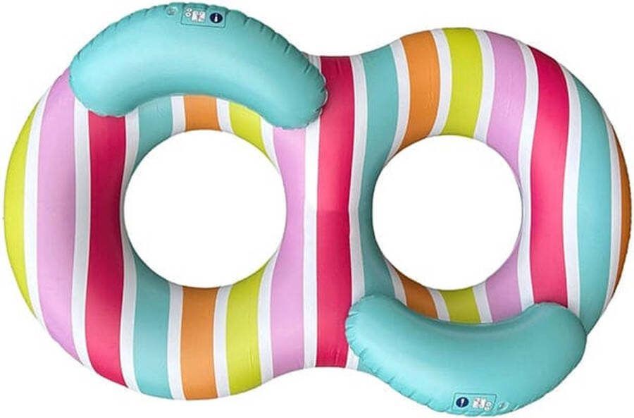 Swim Essentials Zwemband Dubbel Regenboog 190 cm