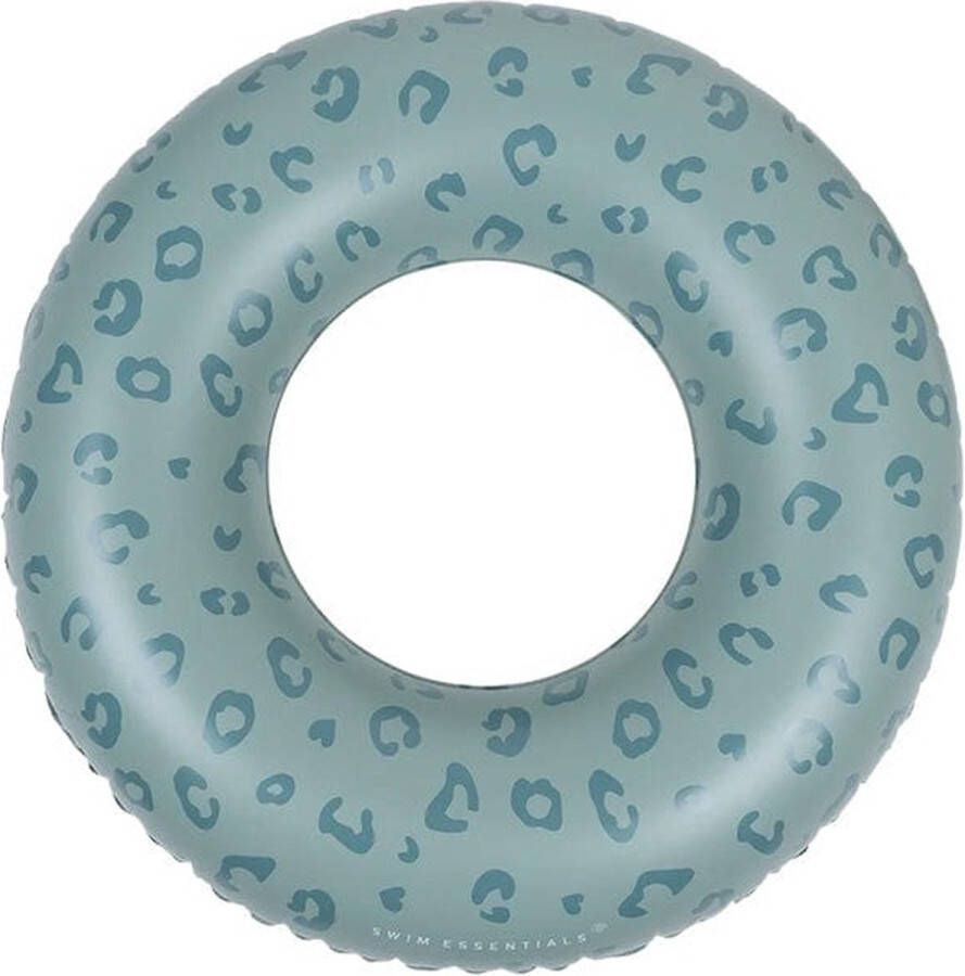 Swim Essentials Zwemband Zwemring Groen Panterprint 90 cm