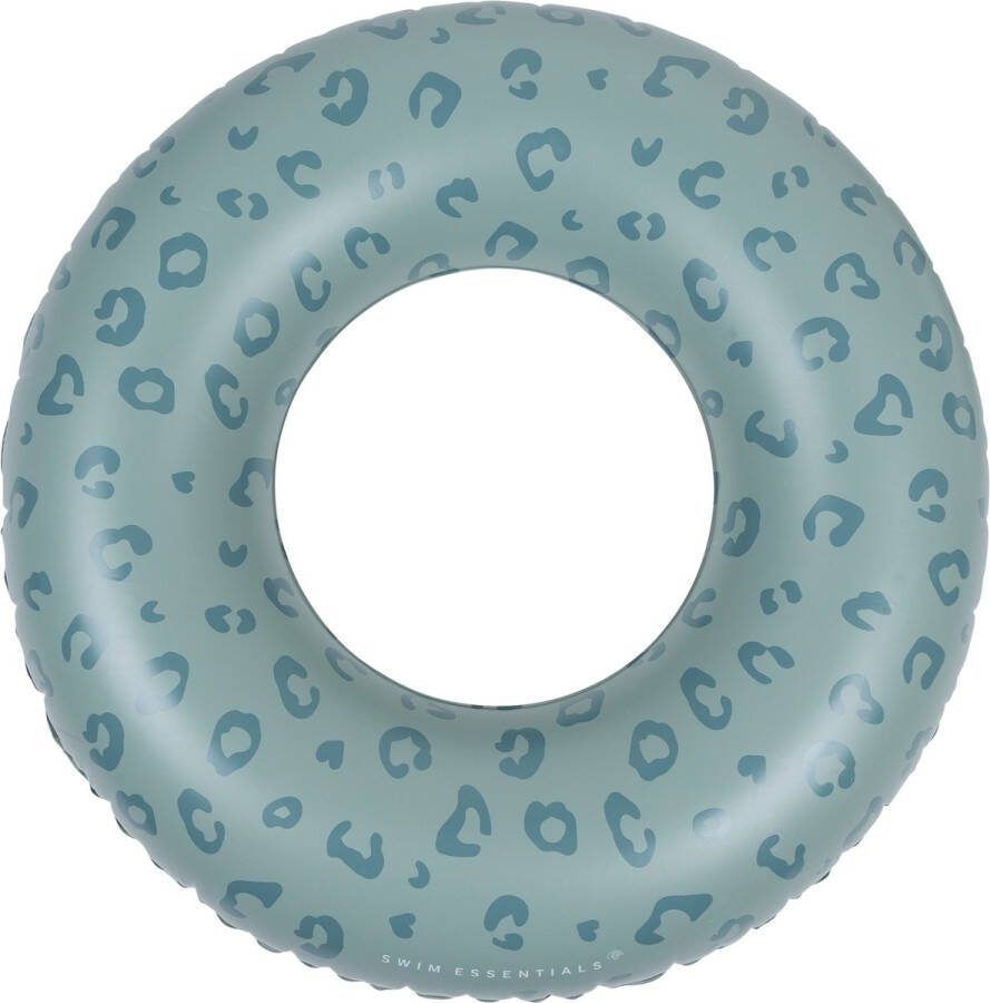 Swim Essentials Zwemband Zwemring Groen Panterprint 90 cm