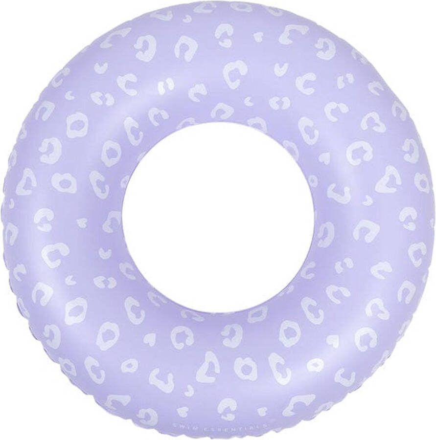 Swim Essentials Zwemband Zwemring Lila Panterprint 90 cm