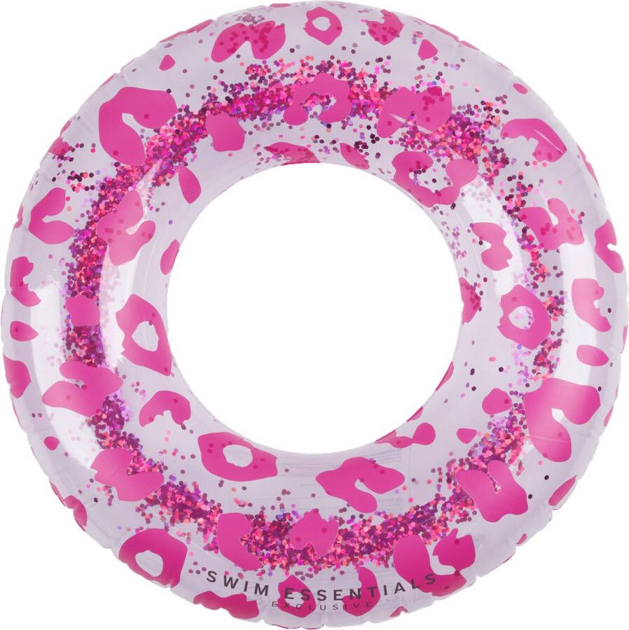 Swim Essentials Zwemband Zwemring Neon Panterprint 90 cm