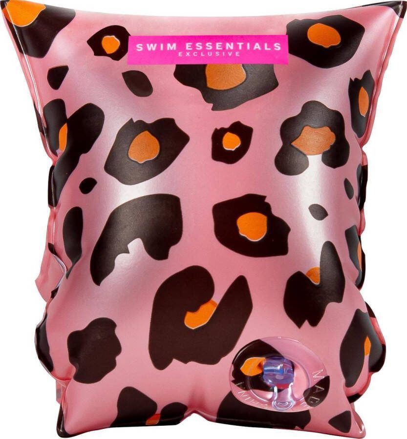 Thils Living Swim Essentials Zwembandjes Roze Panterprint 0-2 jaar