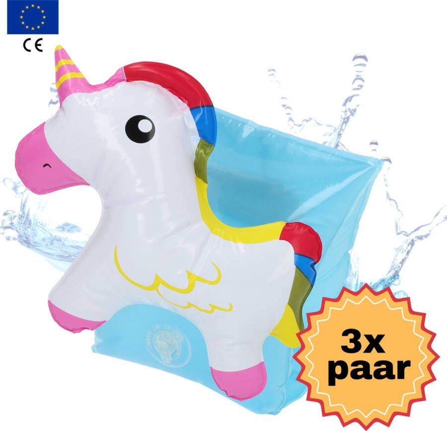 Swimsly Zwembandjes Zwemveiligheid Zwemvest Unicorn 0-15 kg 3 paar