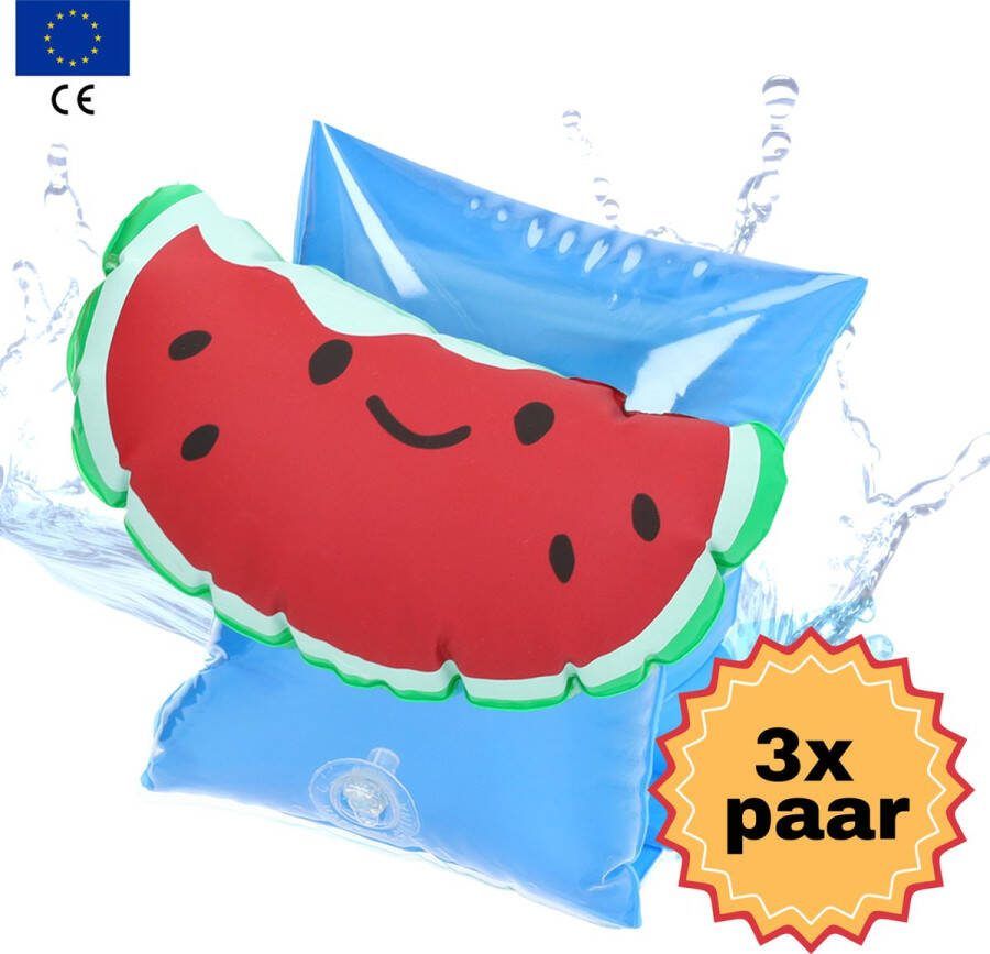 Swimsly Zwembandjes Zwemveiligheid Zwemvest Watermeloen 0-15 kg 3 paar