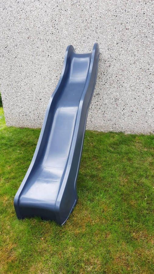 SwingKing Glijbaan 240 cm grijs | ophanghoogte 120 cm | met wateraansluiting