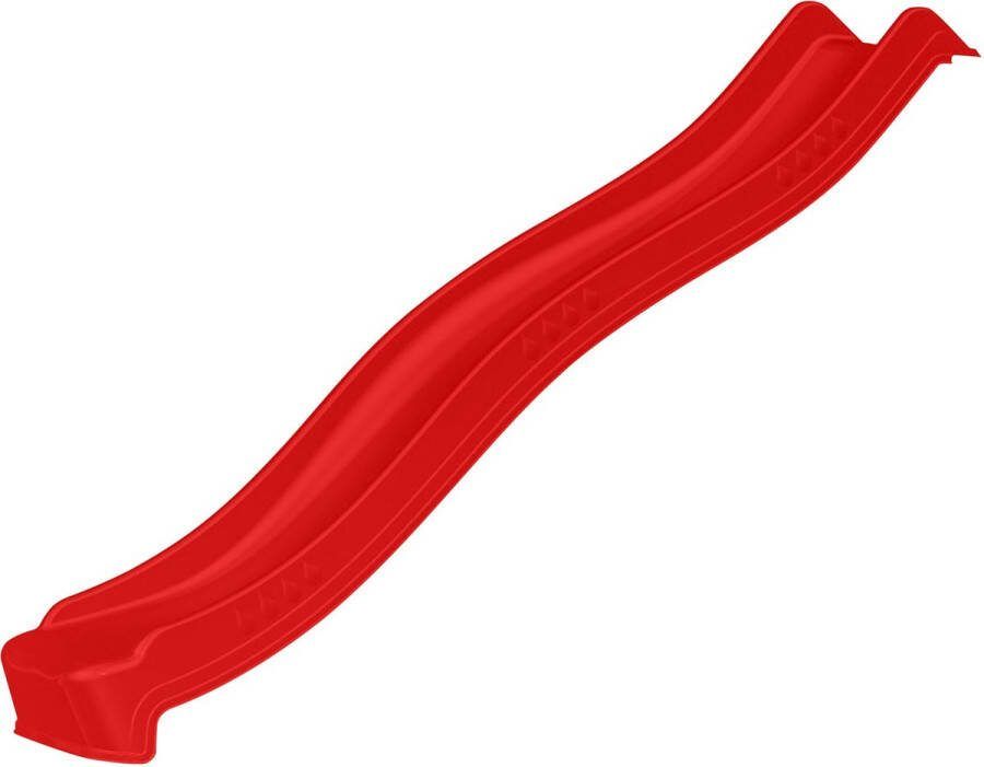 SwingKing HDPE Module Glijbaan 265cm Rood (platform hoogte 150cm)