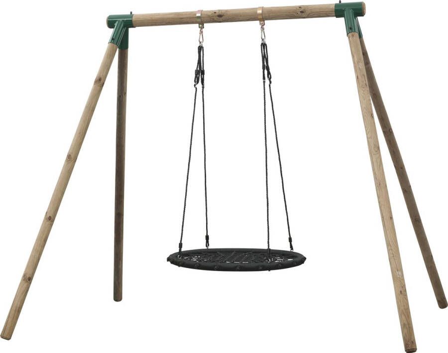 SwingKing Houten nestschommel 100cm Chantal set by Be-out