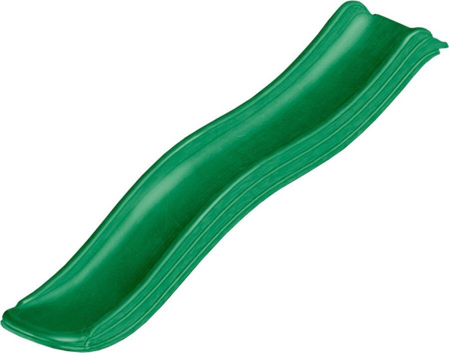 SwingKing Losse Glijbaan 1 75 meter Groen voor platformhoogte 85 90 cm Aanbouwglijbaan voor o.a. speeltoestel speelhuisje Plastic Kunststof HDPE