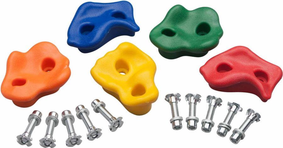 SwingKing Swing King Klimgrepen 12 Cm Kunststof 5 Stuks Multicolor