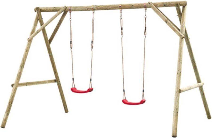 Swing King Swingking Dubbele Schommel Eline 300x220x210cm